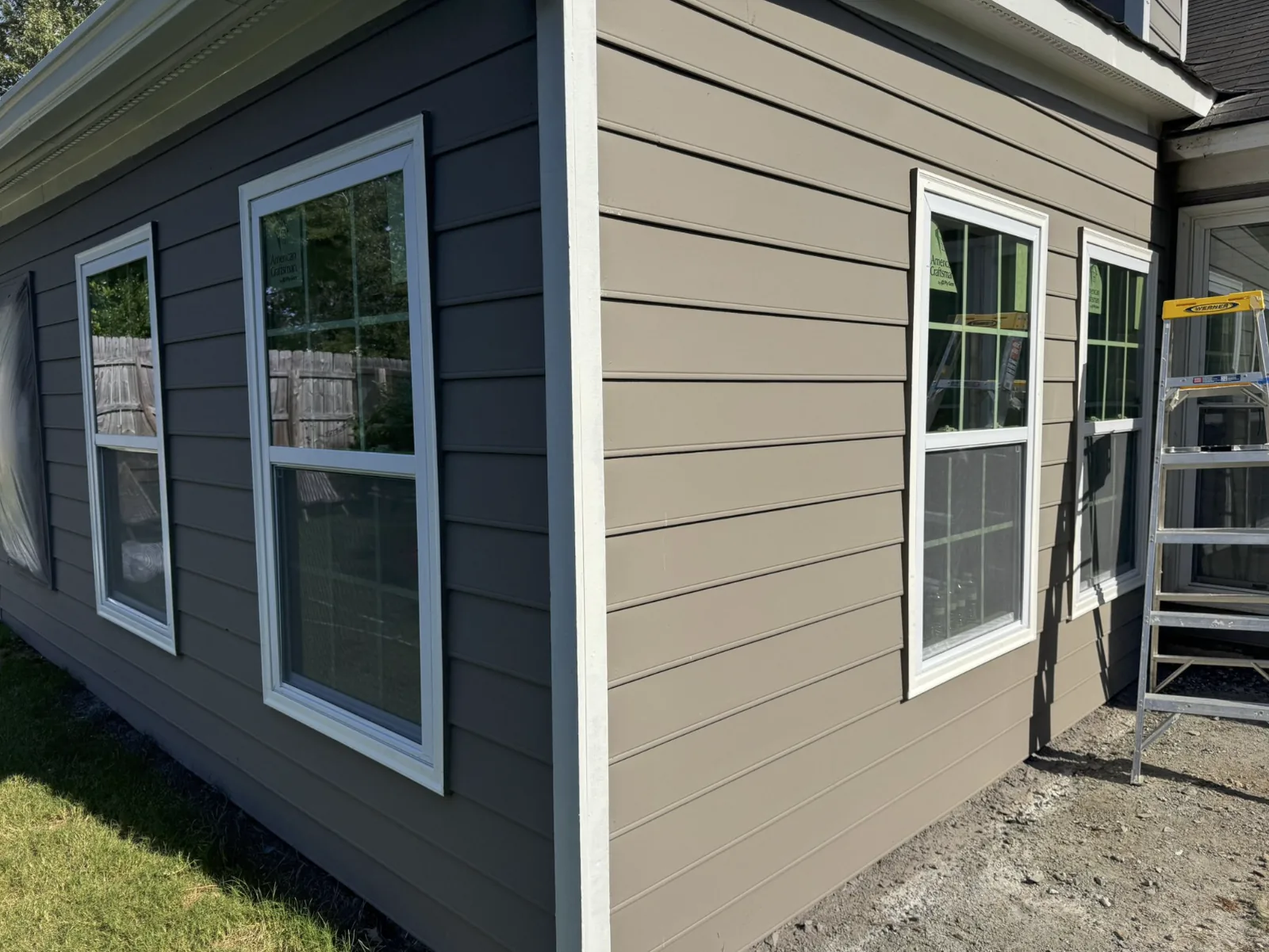 Residential addition project under construction by HQ Construction & Remodeling